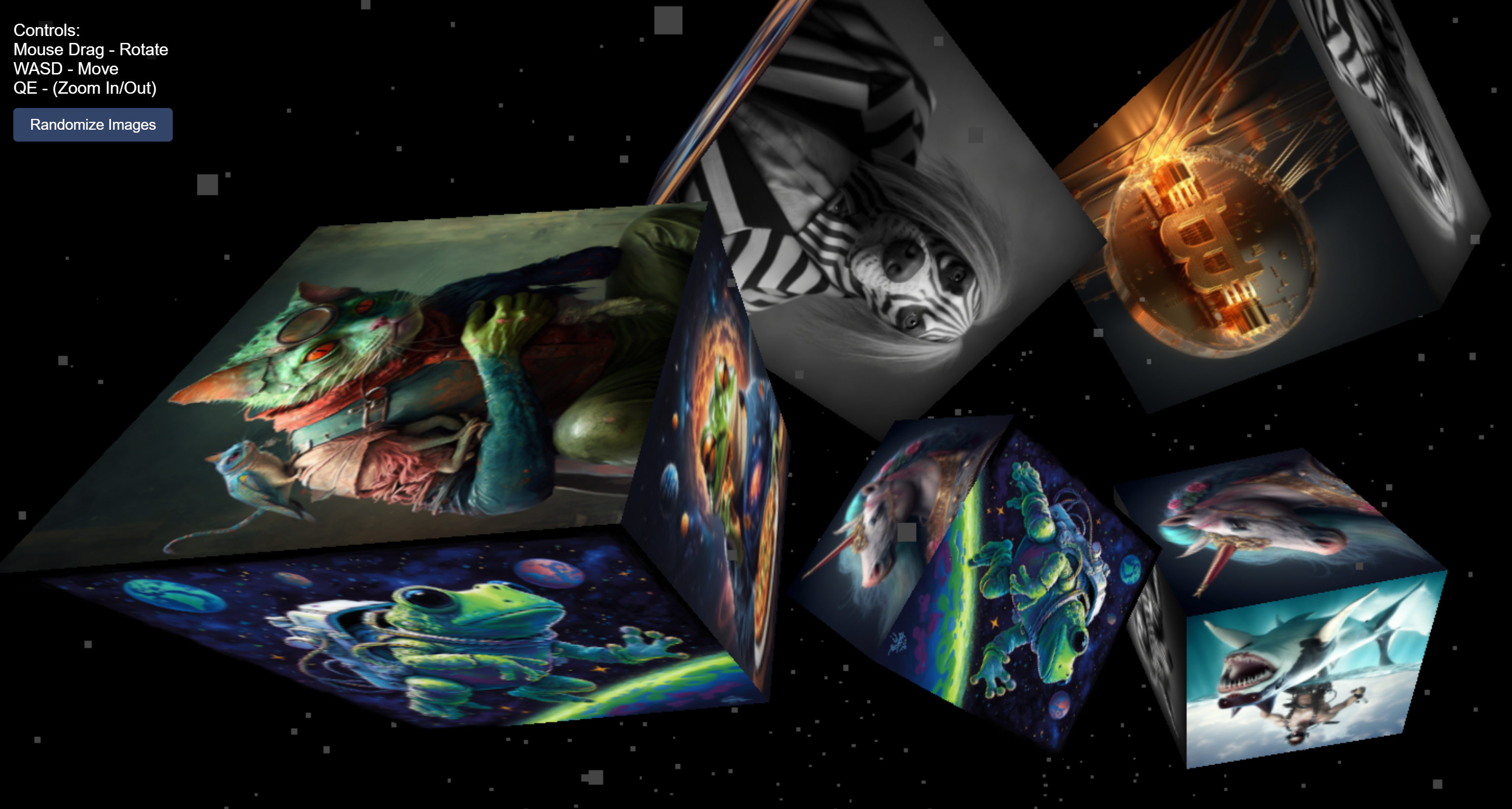 Multi 3D Interactive PhotoCubes